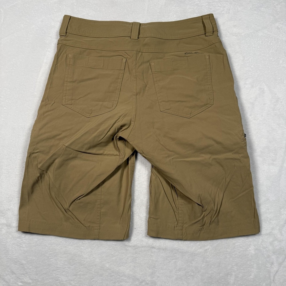 Eddie Bauer First Ascent Shorts Mens 30 Beige Nylon Stretch Hiking Zip Pockets - Picture 5 of 12